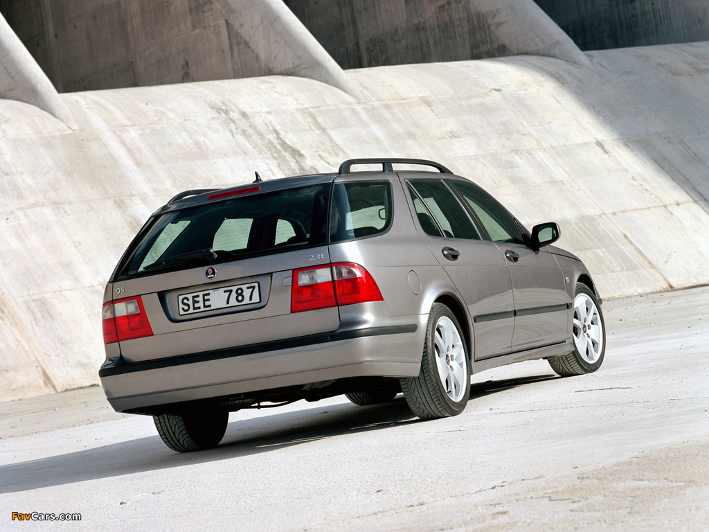 Saab 9-5 Wagon 2002–05 wallpapers (1024 x 768)