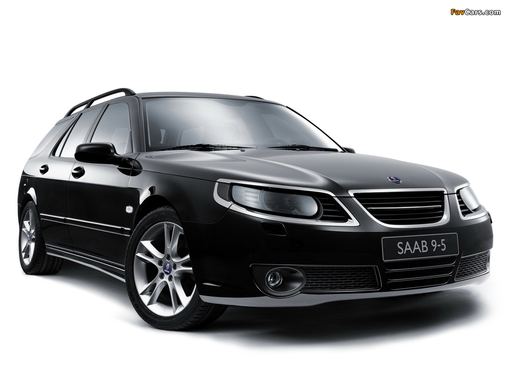 Saab 9-5 SportCombi Aero 2005–10 wallpapers (1024 x 768)