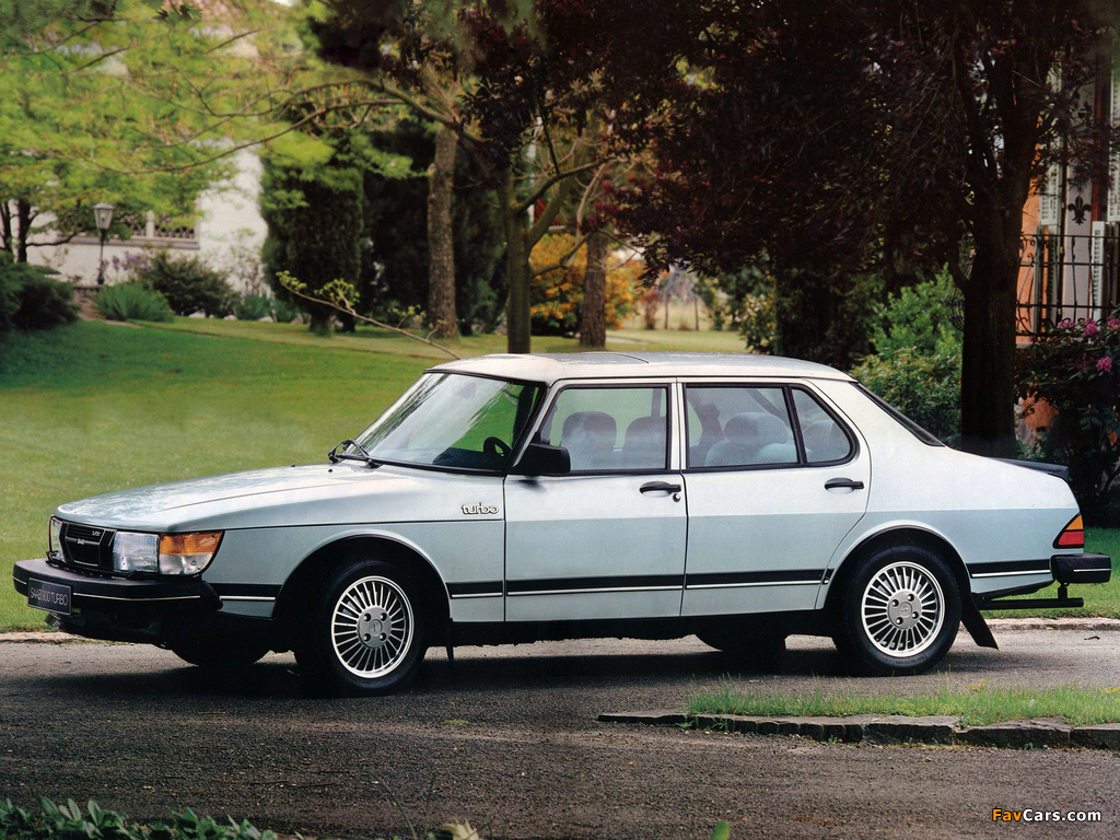 Images of Saab 900 Turbo Sedan 1984–89 (1024 x 768)