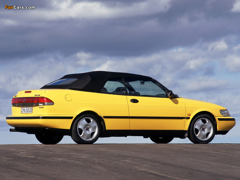 Images of Saab 900 SE Turbo Convertible 1993–98 (800 x 600)