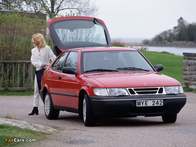 Images of Saab 900 Coupe 1993–98 (640 x 480)