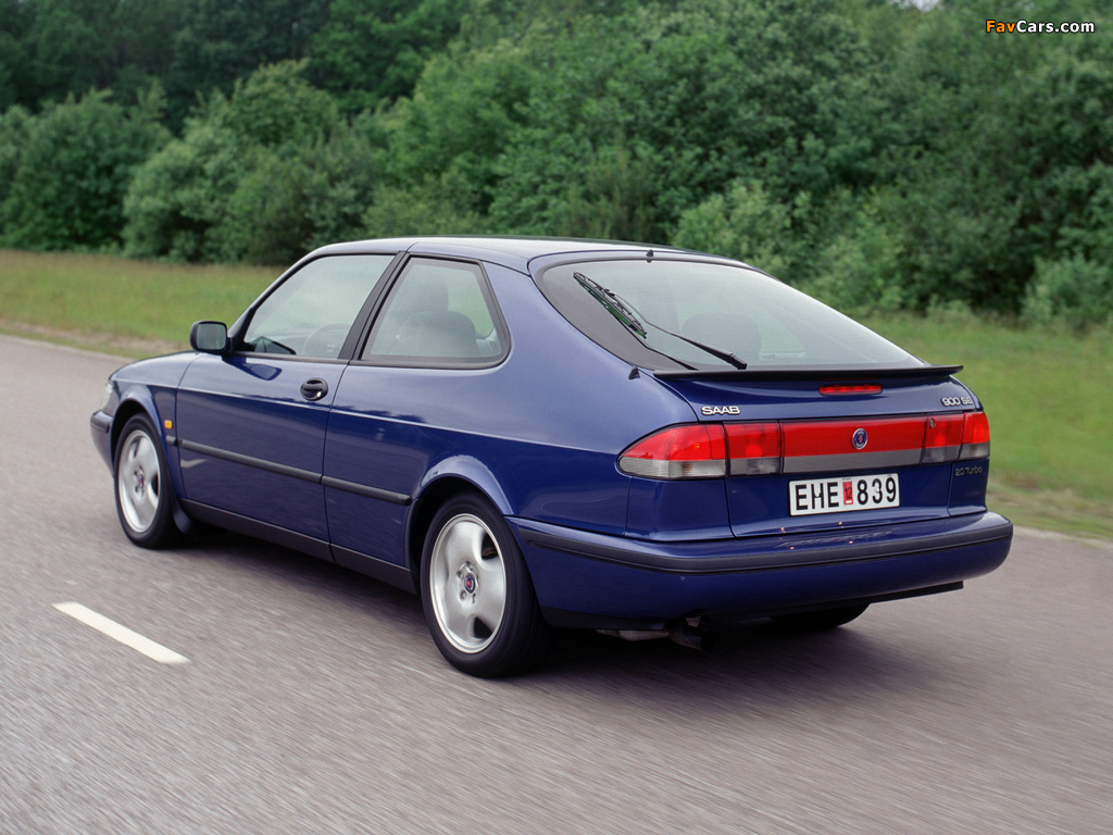 Photos of Saab 900 SE Turbo Coupe 1993–98 (1024 x 768)