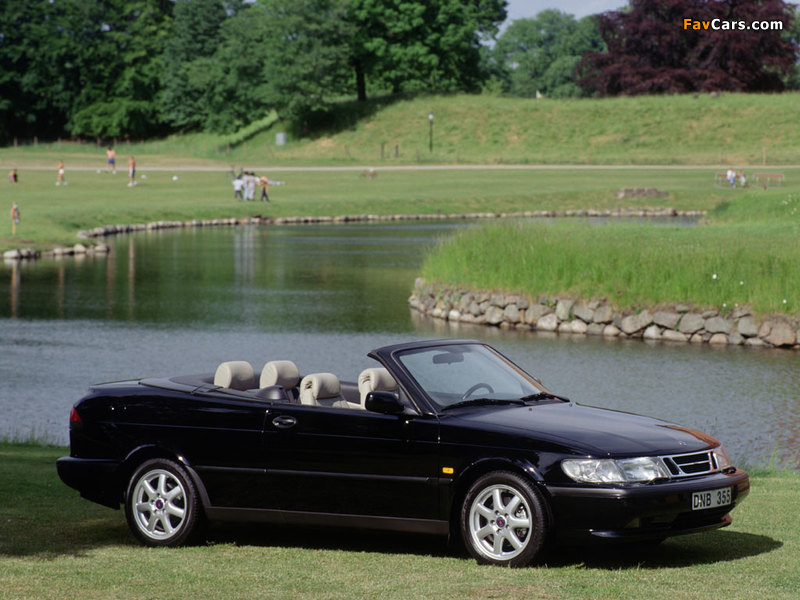 Photos of Saab 900 SE Talladega Convertible 1997–98 (800 x 600)