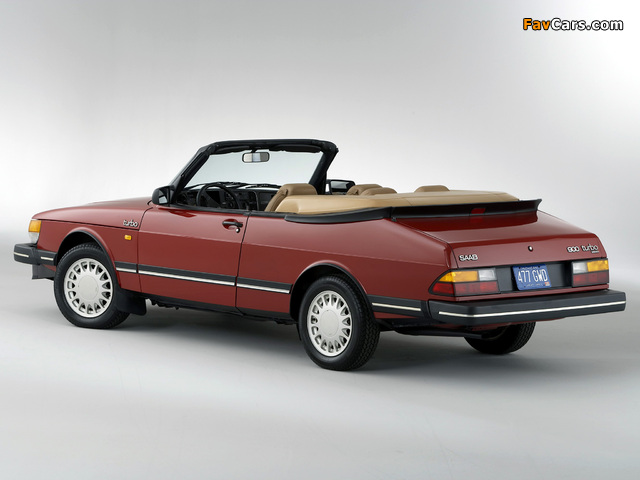 Pictures of Saab 900 Turbo Convertible 1986–87 (640 x 480)