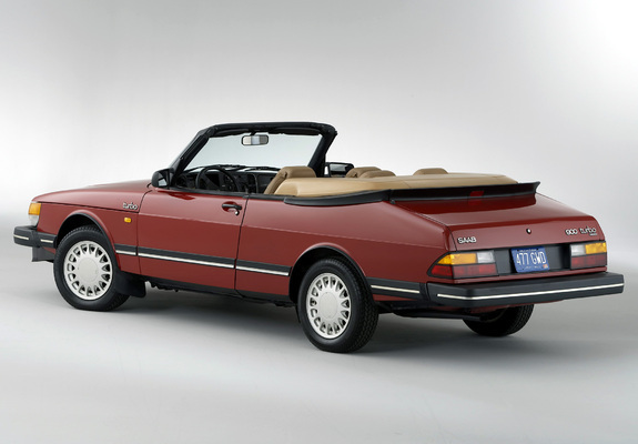 Pictures of Saab 900 Turbo Convertible 1986–87