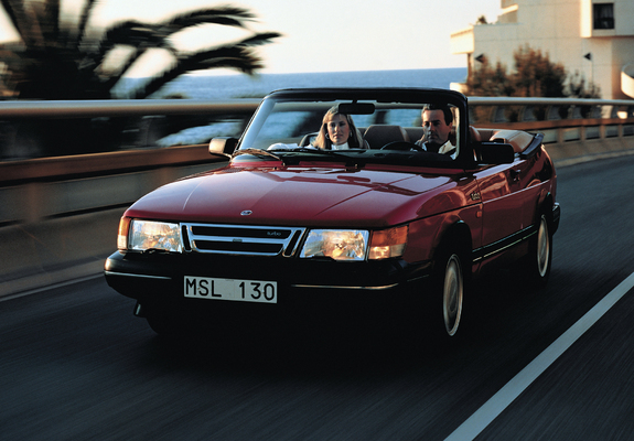 Pictures of Saab 900 Turbo Convertible 1987–93