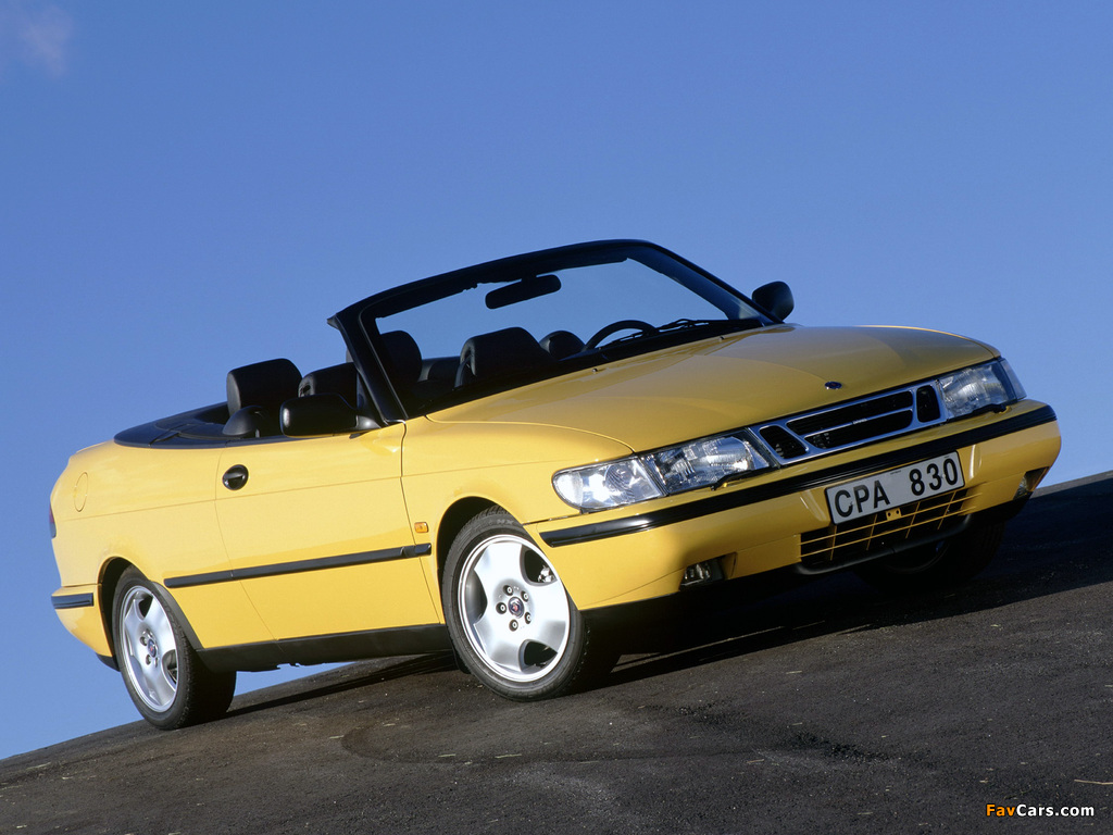 Pictures of Saab 900 SE Turbo Convertible 1993–98 (1024 x 768)