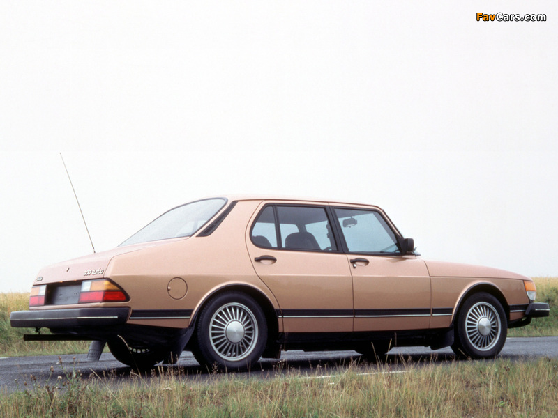 Saab 900 Turbo Sedan 1984–89 wallpapers (800 x 600)