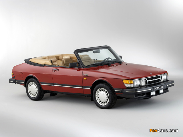 Saab 900 Turbo Convertible 1986–87 images (640 x 480)