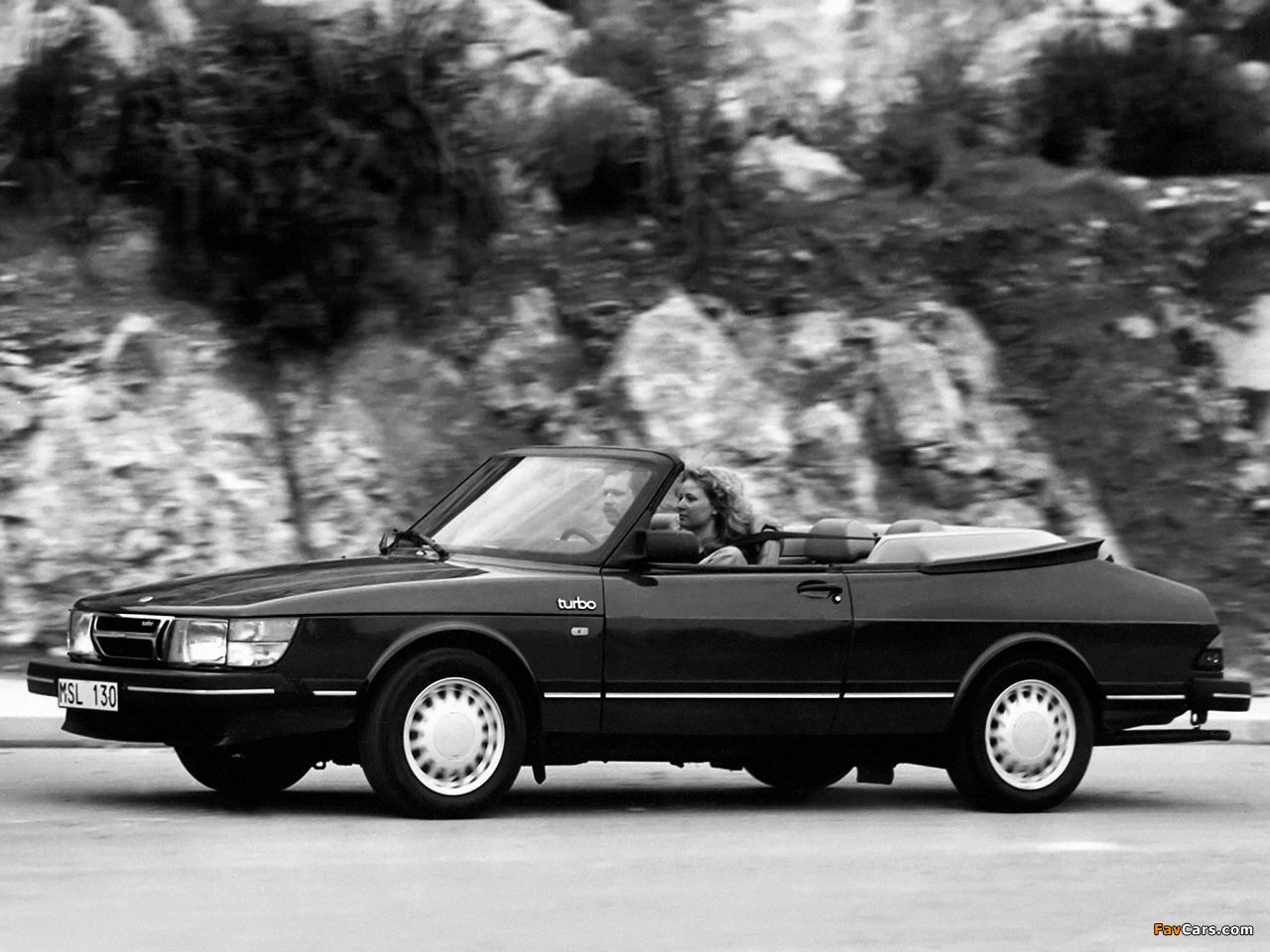 Saab 900 Turbo Convertible 1986–87 wallpapers (1280 x 960)