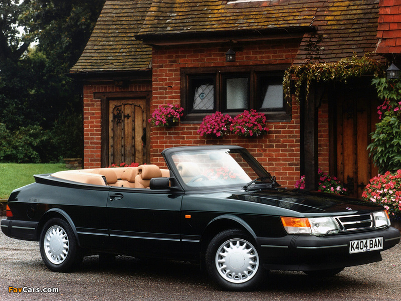 Saab 900S Convertible UK-spec 1987–93 images (800 x 600)