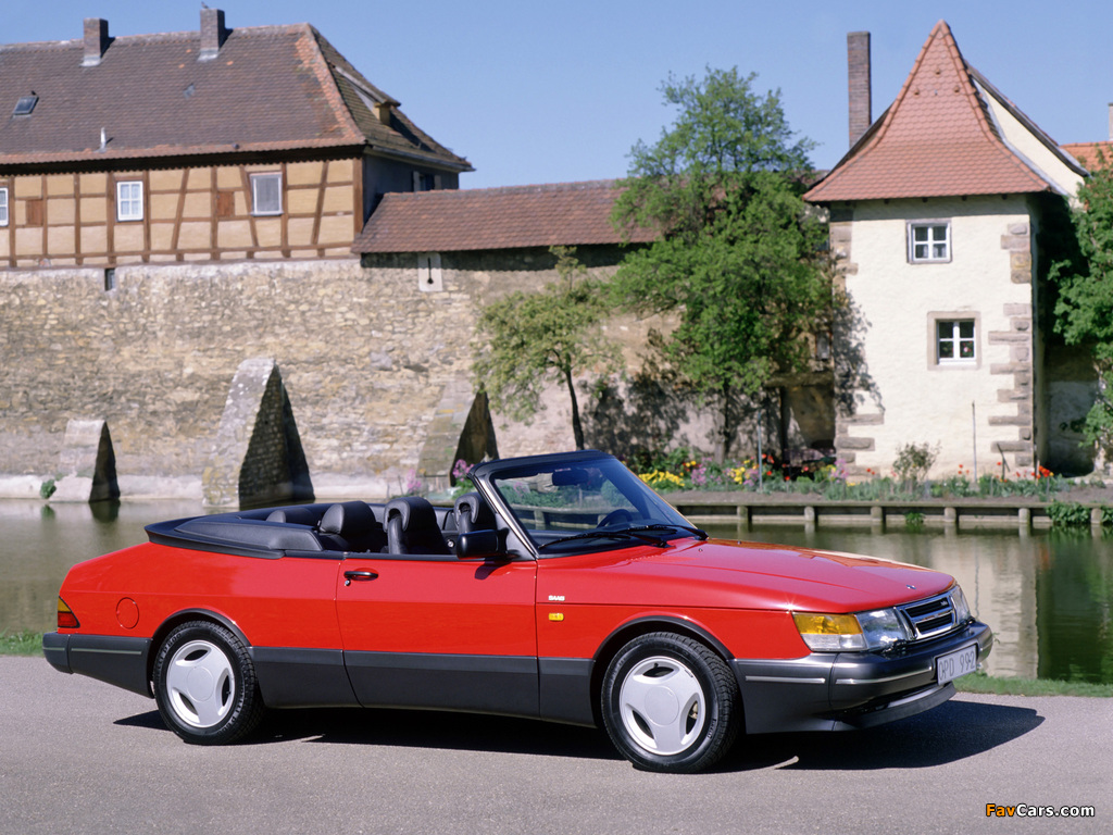 Saab 900 Turbo Convertible 1987–93 images (1024 x 768)