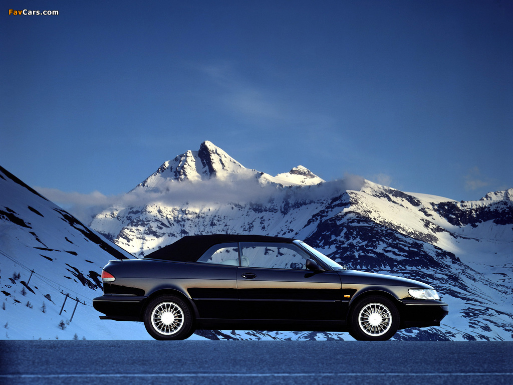 Saab 900 SE Turbo Convertible 1993–98 images (1024 x 768)