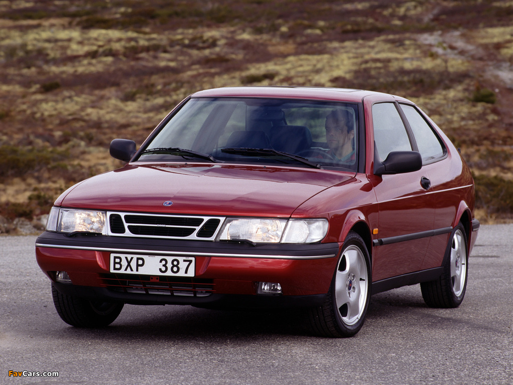 Saab 900 SE Turbo Coupe 1993–98 images (1024 x 768)