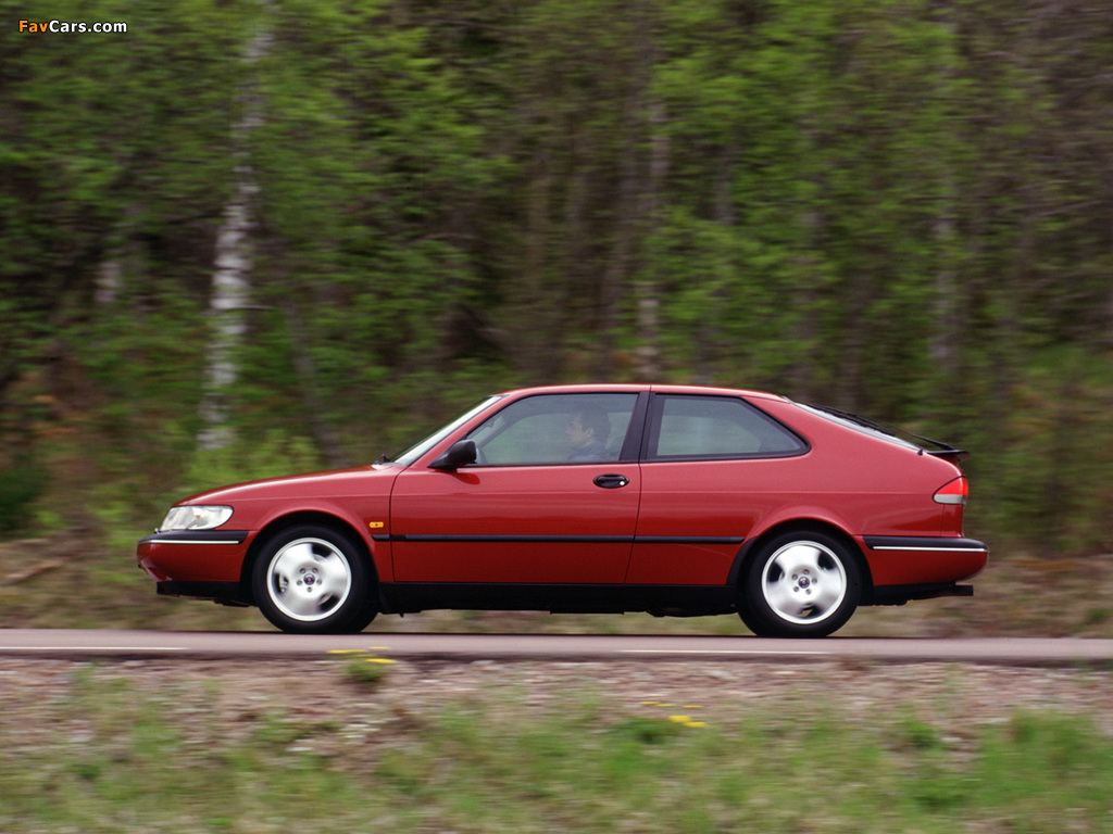 Saab 900 SE Turbo Coupe 1993–98 images (1024 x 768)