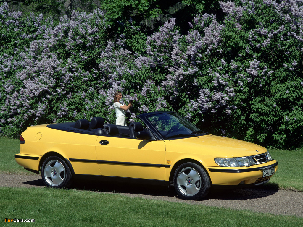 Saab 900 SE Turbo Convertible 1993–98 images (1024 x 768)