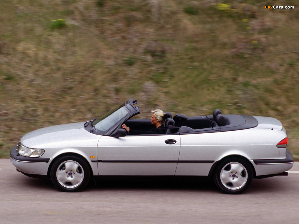 Saab 900 SE Turbo Convertible 1993–98 images (1024 x 768)