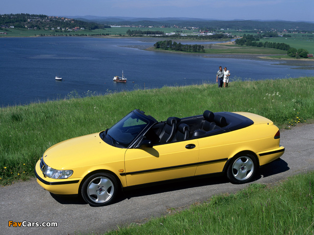 Saab 900 SE Turbo Convertible 1993–98 photos (640 x 480)