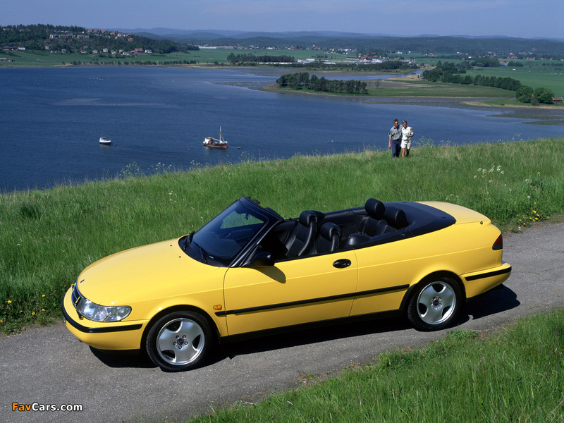 Saab 900 SE Turbo Convertible 1993–98 photos (800 x 600)