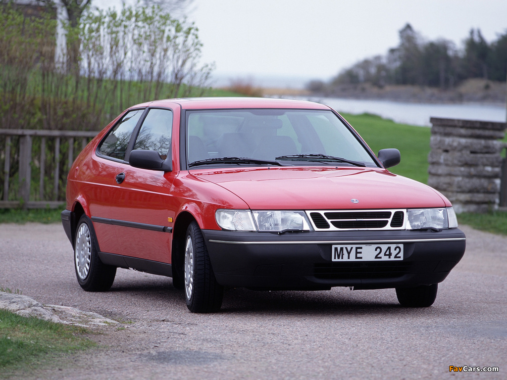 Saab 900 Coupe 1993–98 photos (1024 x 768)