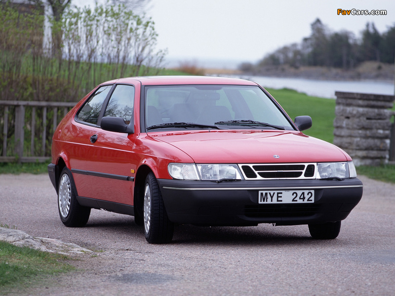 Saab 900 Coupe 1993–98 photos (800 x 600)