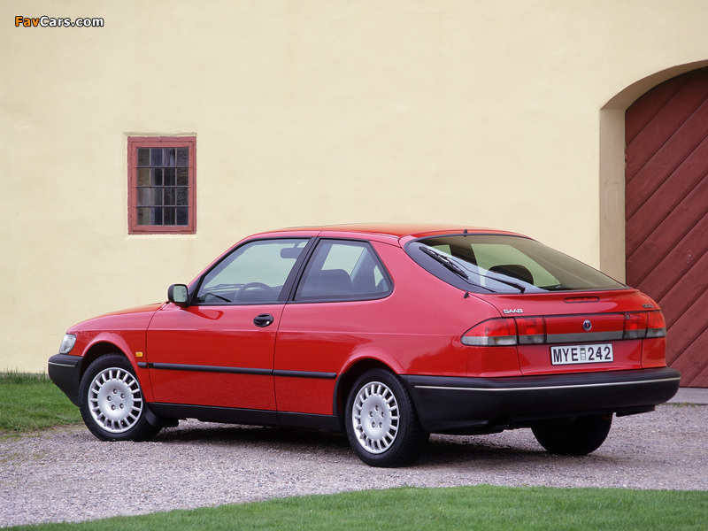 Saab 900 Coupe 1993–98 photos (800 x 600)