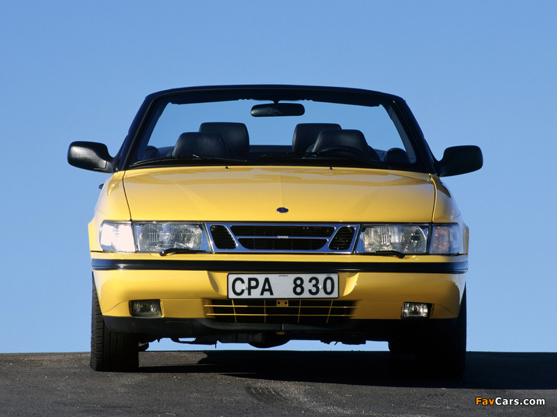 Saab 900 SE Turbo Convertible 1993–98 photos (800 x 600)