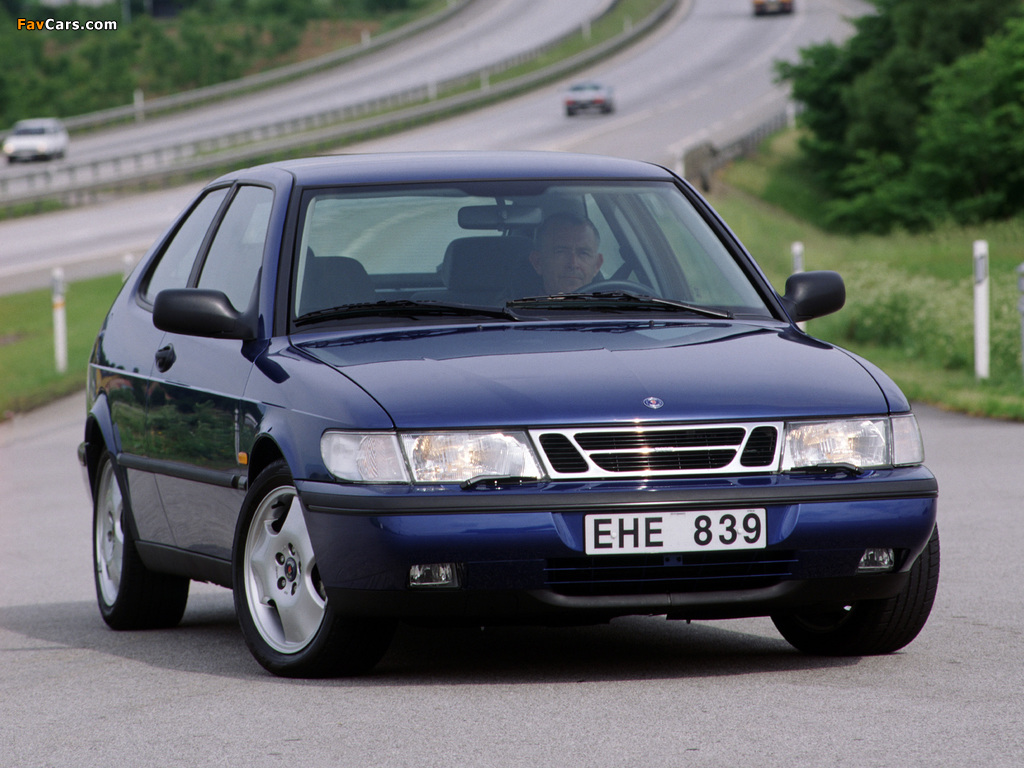 Saab 900 SE Turbo Coupe 1993–98 pictures (1024 x 768)