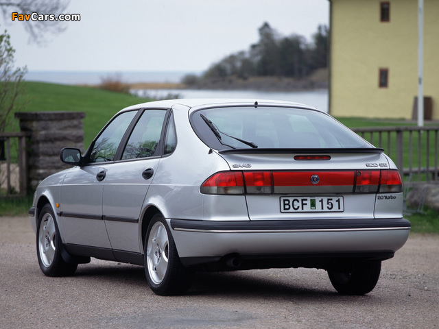 Saab 900 SE Turbo 1993–98 wallpapers (640 x 480)