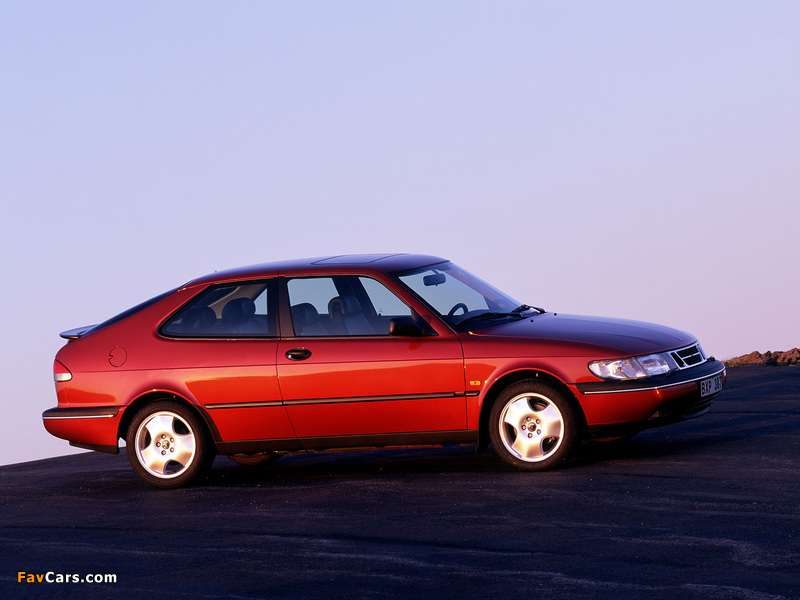 Saab 900 SE Turbo Coupe 1993–98 wallpapers (800 x 600)