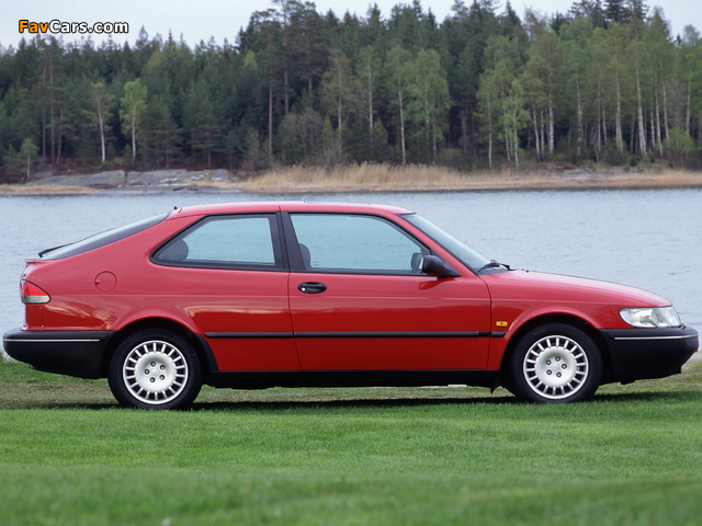 Saab 900 Coupe 1993–98 wallpapers (640 x 480)