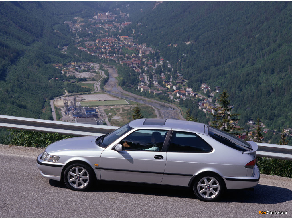 Saab 900 SE Talladega Coupe 1997–98 images (1024 x 768)