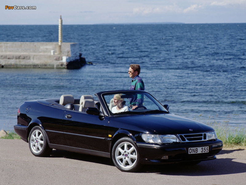 Saab 900 SE Talladega Convertible 1997–98 photos (800 x 600)