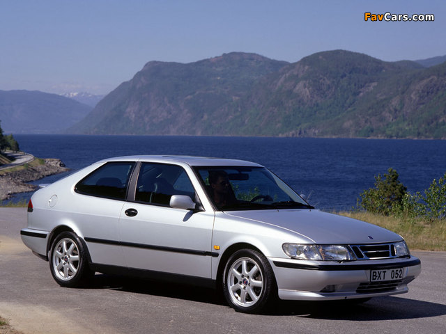 Saab 900 SE Talladega Coupe 1997–98 pictures (640 x 480)