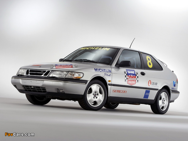 Saab 900 SE Turbo Coupe Talladega Challenge 1997 wallpapers (640 x 480)