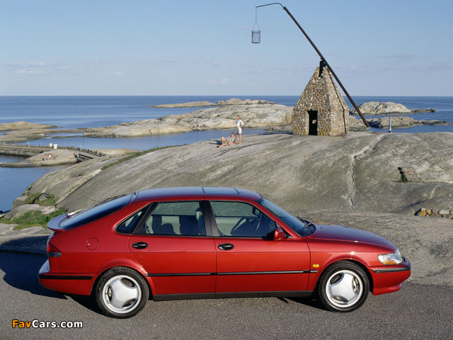 Saab 900 SE Talladega 1997–98 wallpapers (640 x 480)