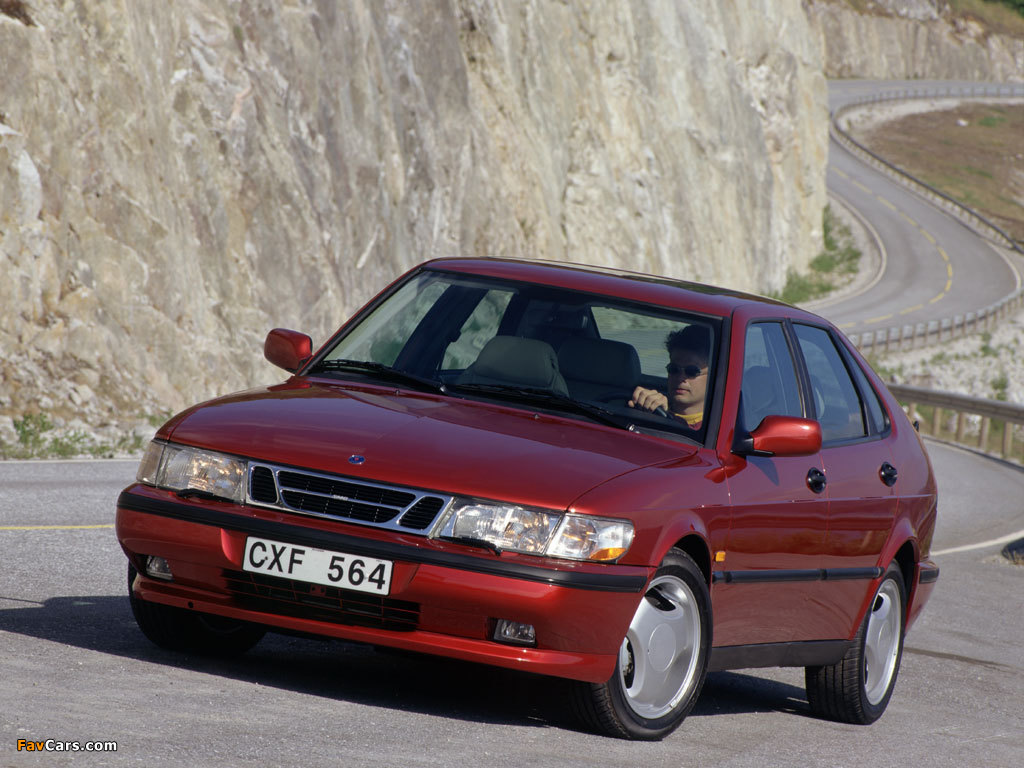 Saab 900 SE Talladega 1997–98 wallpapers (1024 x 768)