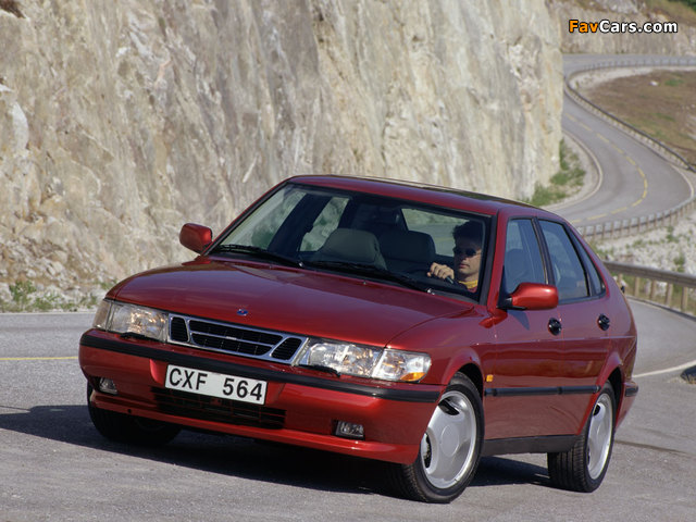 Saab 900 SE Talladega 1997–98 wallpapers (640 x 480)