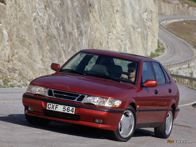 Saab 900 SE Talladega 1997–98 wallpapers (800 x 600)