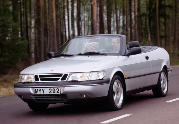 Saab 900 SE Turbo Convertible 1993–98 wallpapers