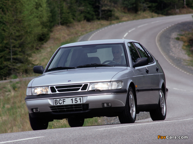 Saab 900 SE Turbo 1993–98 wallpapers (640 x 480)