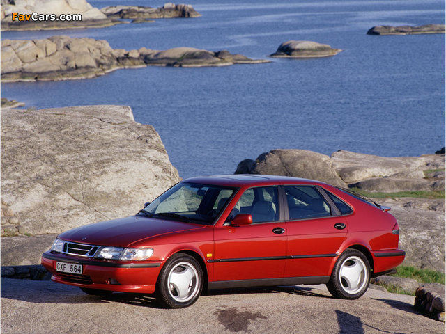 Saab 900 SE Talladega 1997–98 wallpapers (640 x 480)