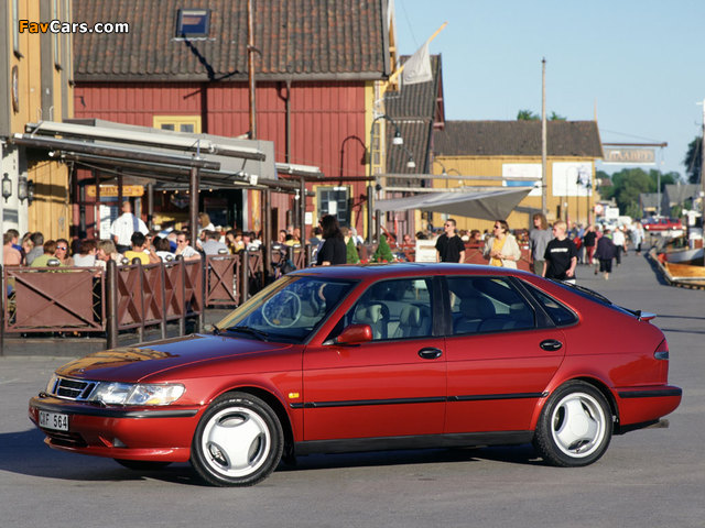 Saab 900 SE Talladega 1997–98 wallpapers (640 x 480)