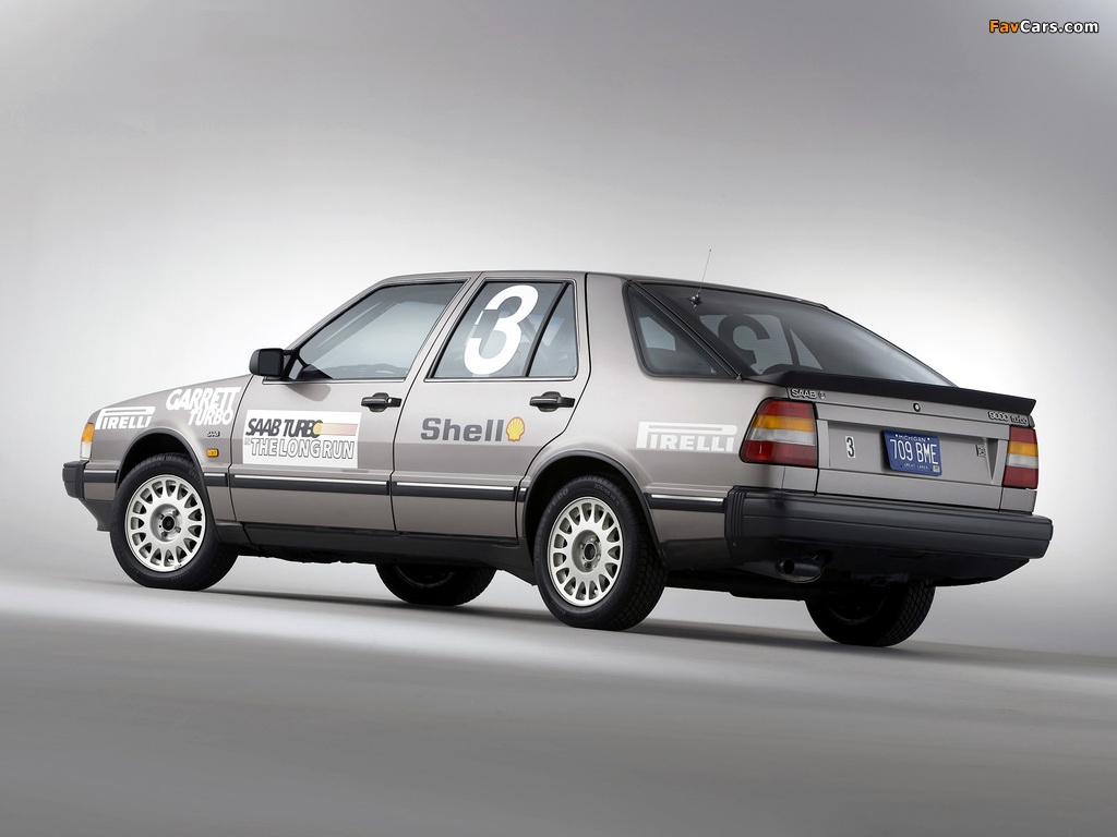 Saab 9000 Turbo Talladega Long Run 1987 wallpapers (1024 x 768)