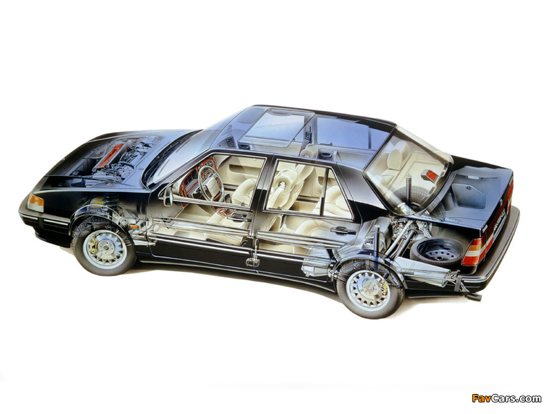 Saab 9000 CD 1988–94 wallpapers (800 x 600)