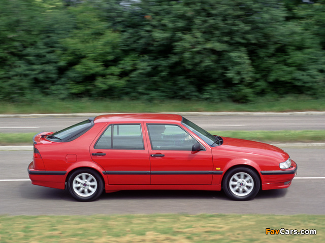 Saab 9000 CSE Anniversary Edition 1996–98 wallpapers (640 x 480)