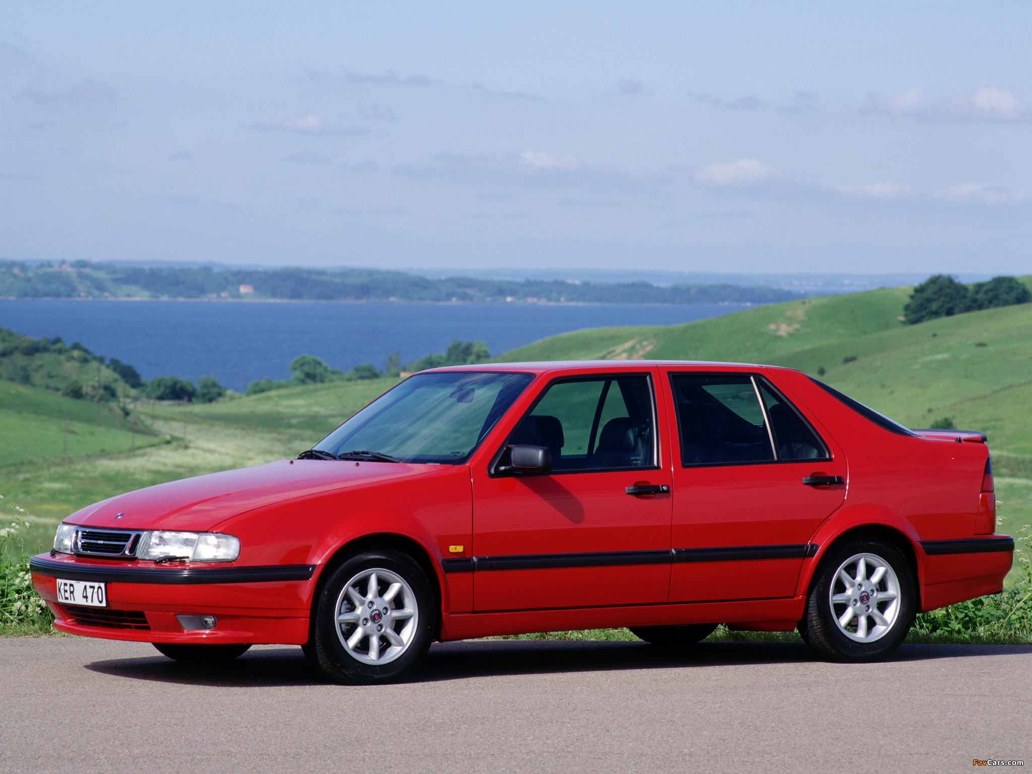 Saab 9000 CSE Anniversary Edition 1996–98 wallpapers (2048 x 1536)