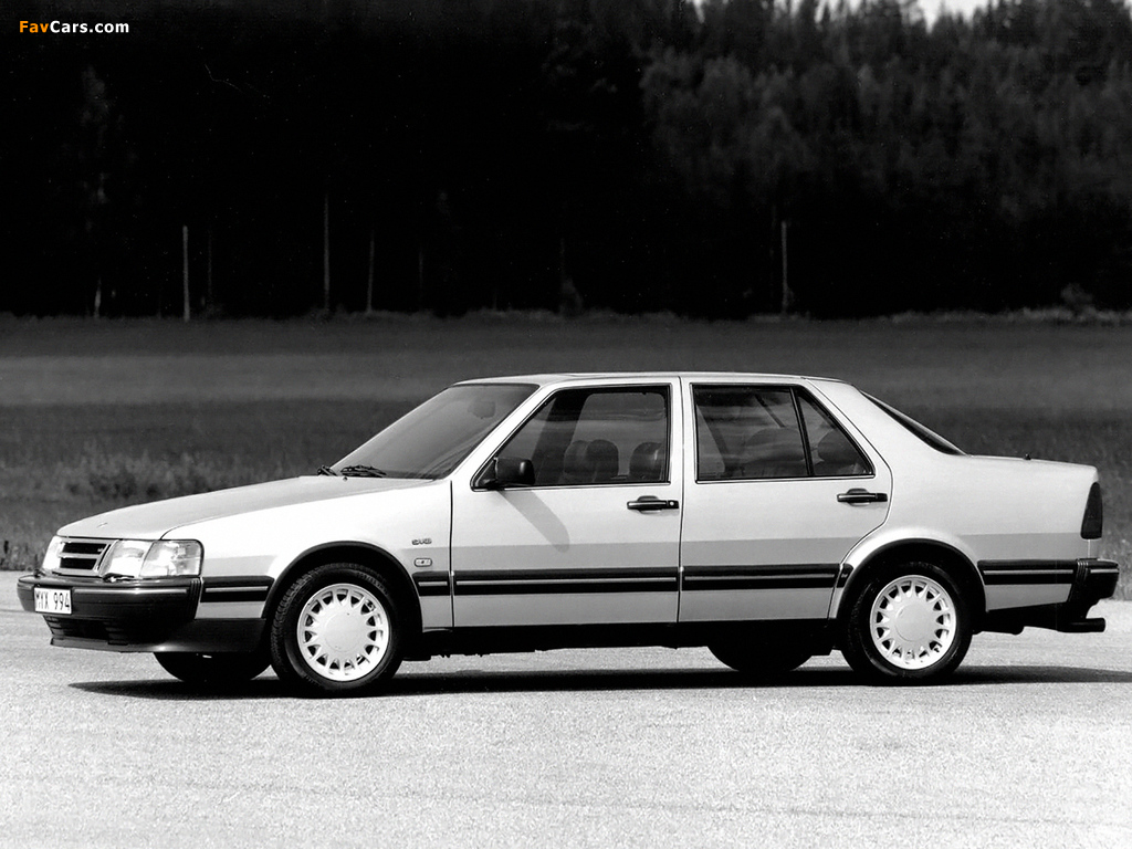 Saab 9000 CD Turbo 1988–94 wallpapers (1024 x 768)