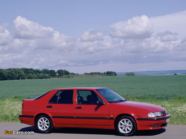 Saab 9000 CSE Anniversary Edition 1996–98 wallpapers (640 x 480)