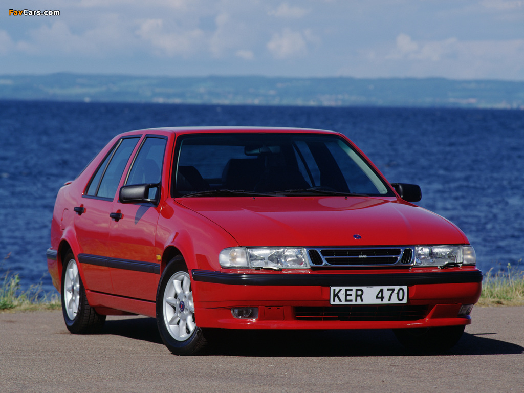 Saab 9000 CSE Anniversary Edition 1996–98 wallpapers (1024 x 768)